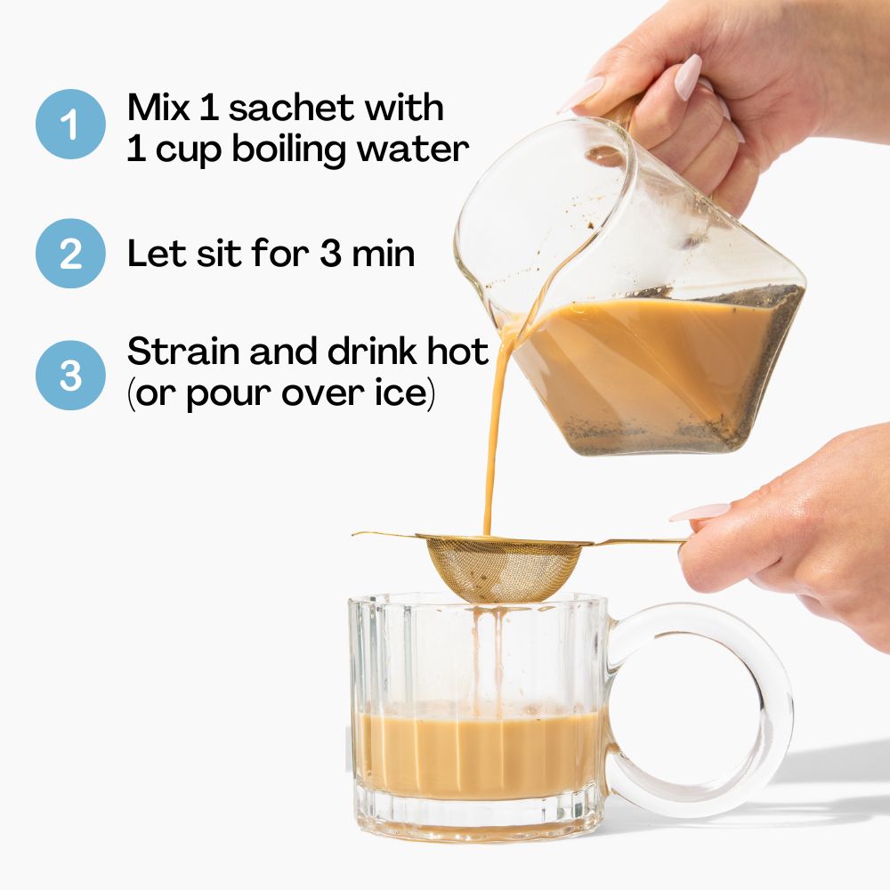 instructions how to make milk tea