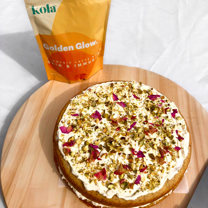 Golden Cardamon Cake