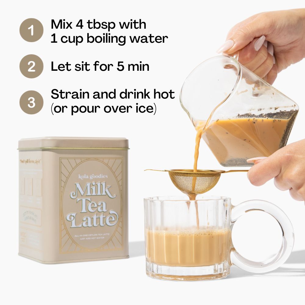 milk tea tin instructions how to make