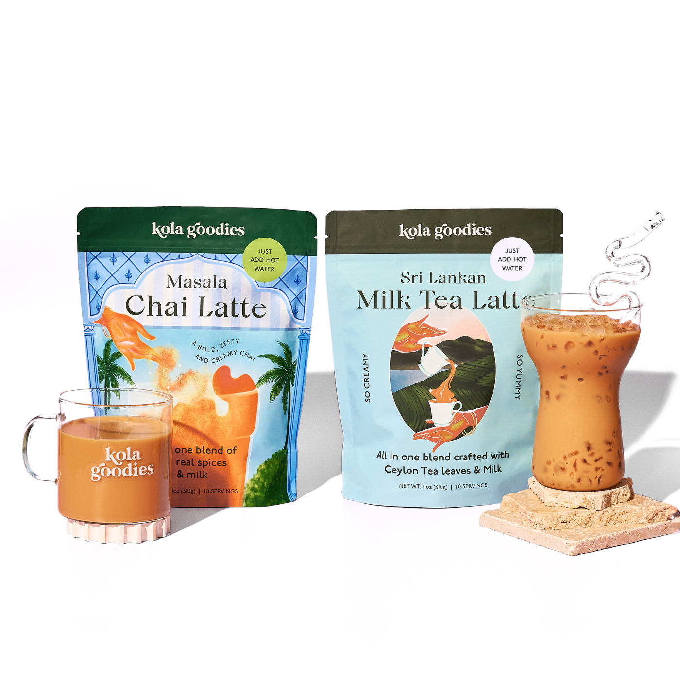 Masala Chai & Milk Tea (15 Servings Each)