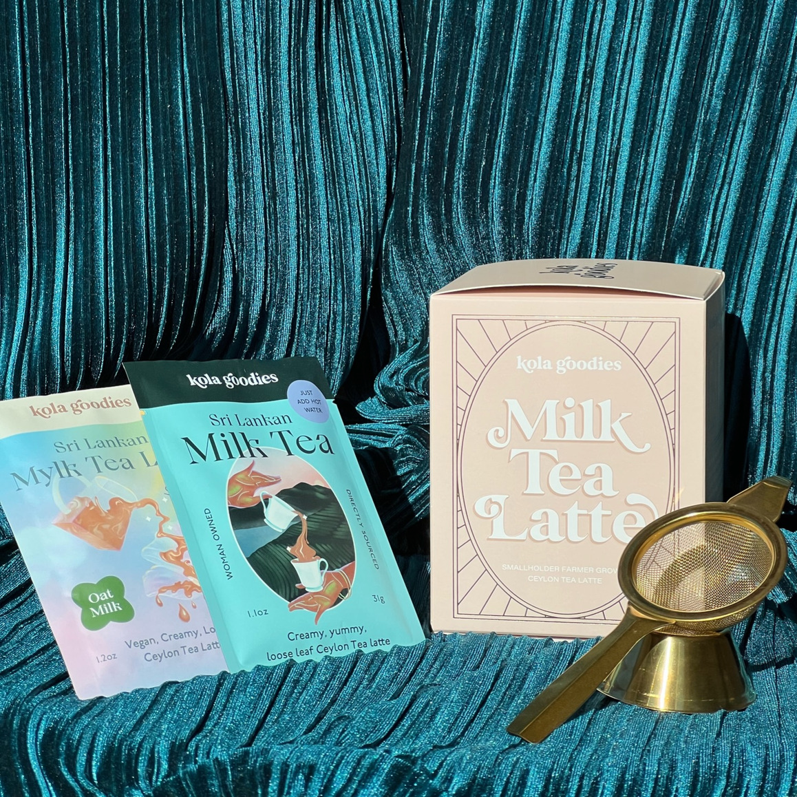 Tea Latte & Strainer Gift Box