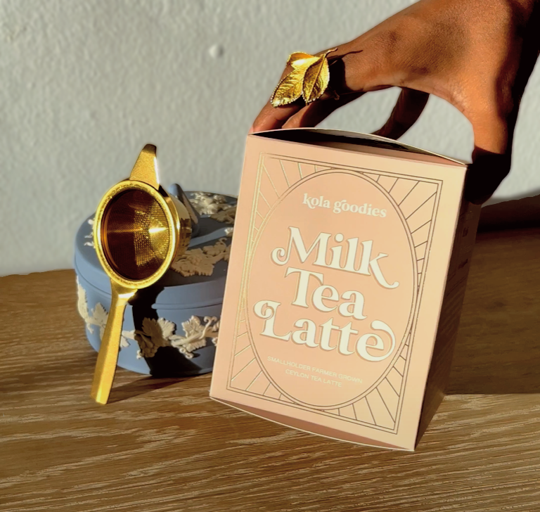 Tea Latte & Strainer Gift Box